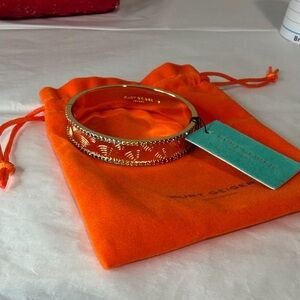 Kurt Geiger gold bangle with multi color
Stones